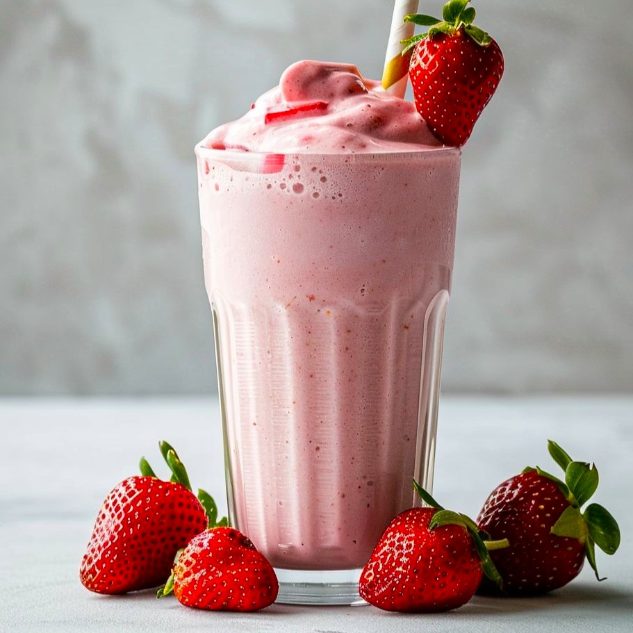 سموذي فراولة – strawberry smoothie