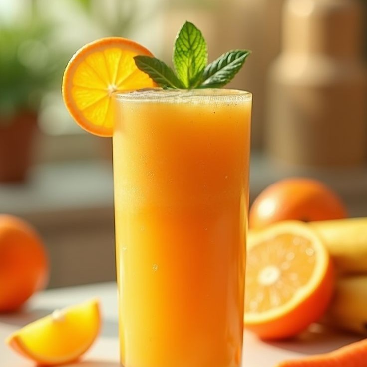 سموذي برتقال – orange smoothie