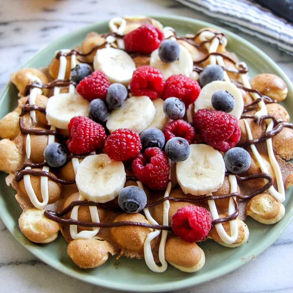 وافل مكس فروت – waffle mix fruit