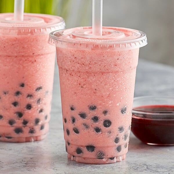 بوبا فراولة – strawberry boba