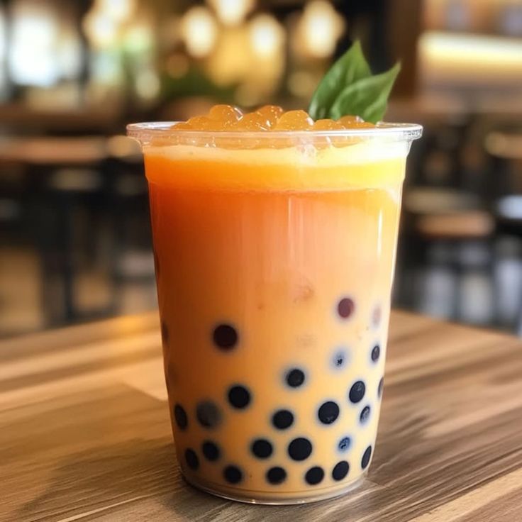 بوبا مانجو – mango boba