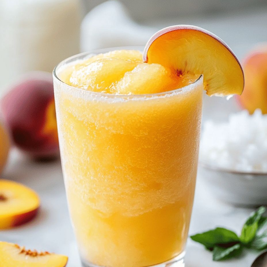 سموذي خوخ – peach smoothie