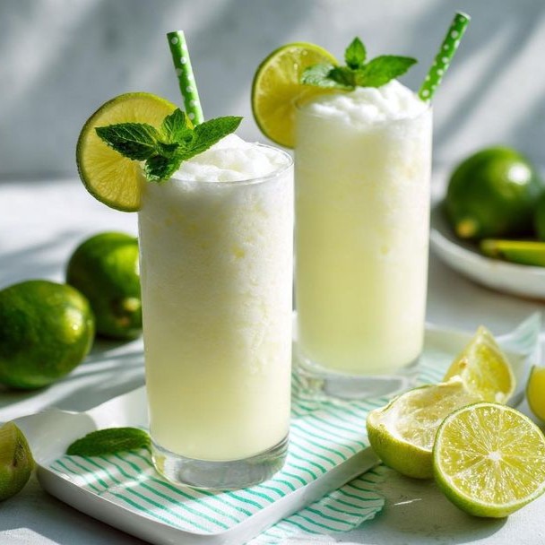 سيوذي ليمون بالنعناع – lemon mint smoothie