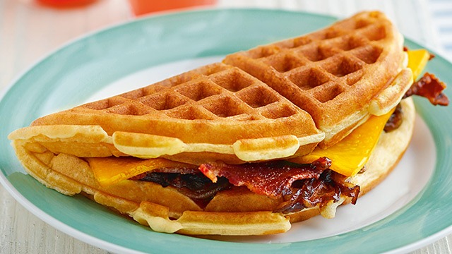 وافل ساندوتش – waffle sandwich