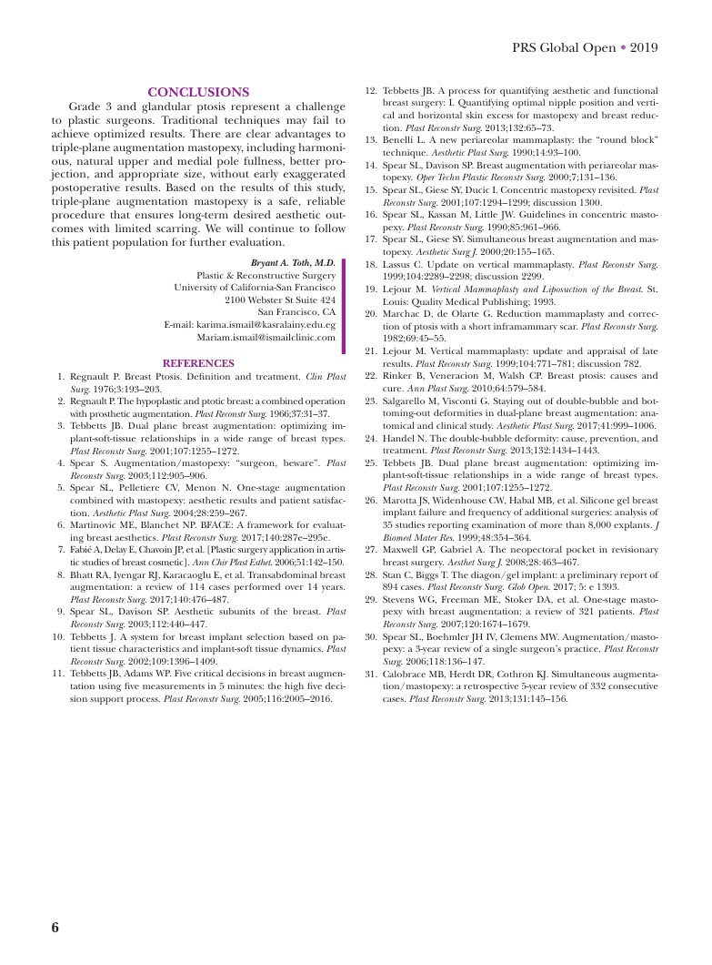 Triple-Plane Augmentation Mastopexy - Page 6